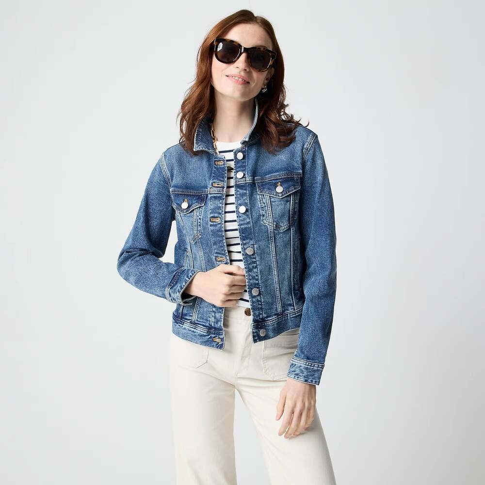 NWT J Crew Classic Jean Jacket Denim XS